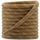 DELELE Round Work Boot Laces 55 inch Light Brown Golden Heavy Duty Hiking Shoe Laces for Boots 2 Pair