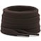 DELELE Solid Flat Shoe Laces Hollow Thick Brown Shoelaces for Sneakers 2 Pair 31 inch