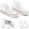 DELELE Solid Flat Shoe Laces Hollow Thick White Shoelaces for Sneakers 2 Pair 63 inch