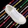 AOLLRUIRLL Elastic No Tie Shoelaces For Kids Adults SneakersOne Size Fits All Black