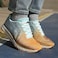 anan520 Elastic Shoe Laces for Kids and Adults SneakersElastic No Tie Shoelaces Grey