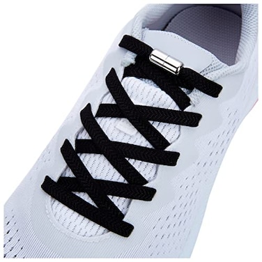 anan520 Elastic Shoelaces No Tie Shoe LacesTieless Shoelaces for Kids and Adults Black