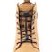 RJ-Sport Extra Long No Tie Shoelaces Elastic Tieless Round Boot Laces for Hiking Shoes Work Boots and Running Sneakers Black