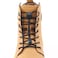 RJ-Sport Extra Long No Tie Shoelaces Elastic Tieless Round Boot Laces for Hiking Shoes Work Boots and Running Sneakers Black