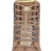 RJ-Sport Extra Long No Tie Shoelaces Elastic Tieless Round Boot Laces for Hiking Shoes Work Boots and Running Sneakers Dark Tan