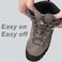 RJ-Sport Extra Long No Tie Shoelaces Elastic Tieless Round Boot Laces for Hiking Shoes Work Boots and Running Sneakers Dark Tan