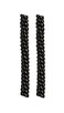 FeetPeople Curly Laces BlackSilver