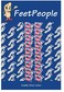 FeetPeople Curly Laces WhitePinkSkyblue