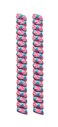 FeetPeople Curly Laces WhitePinkSkyblue