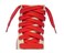 St. Louis Flat Shoelaces 38 Wide Tubular Braided 36 Inch Red