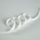 Goodlace 12cm Wide Shoe Laces Flat Shoelaces of Polyester for McQueen shoes 55Inch pure white
