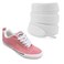 Gownsella 5815mm Wide Thick Cotton Shoe Laces for Sneakers Fat Chunky Shoelaces Replacement Strings for Old School Shoes White63160cm