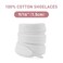 Gownsella 5815mm Wide Thick Cotton Shoe Laces for Sneakers Fat Chunky Shoelaces Replacement Strings for Old School Shoes White63160cm