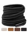 Handshop 2 Pairs Round Boots Shoelaces 4 MM Athletic Replacement Shoe Laces 3063 Shoestrings For Running Sporting Walking Black 114