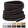 Handshop 2 Pairs Round Boots Shoelaces 4 MM Athletic Replacement Shoe Laces 3063 Shoestrings For Running Sporting Walking Dark Brown 102