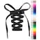 Handshop Flat Shoelaces 516 Shoe Laces Replacements For Sneakers and Athletic Shoes Boots Black 102cm
