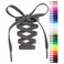 Handshop Flat Shoelaces 516 Shoe Laces Replacements For Sneakers and Athletic Shoes Boots Deep Gray 91cm
