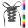 Handshop Flat Shoelaces 516 Shoe Laces Replacements For Sneakers and Athletic Shoes Boots Deep Gray 91cm