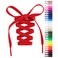Handshop Flat Shoelaces 516 Shoe Laces Replacements For Sneakers and Athletic Shoes Boots Red 160cm