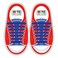 HOMAR No Tie Shoelaces for Kids and Adults Stretch Silicone Elastic No Tie Shoe Laces