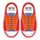 HOMAR No Tie Shoelaces for Kids and Adults Stretch Silicone Elastic No Tie Shoe Laces