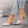 Honbay 2 Pairs of Womens Sandals Straps Sparkling Rhinestones Elastic High Heels Shoe Straps Bands AntiLoose Shoelace A
