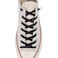 Hstgaga Elastic Shoe LacesElastic No Tie Shoe laces for Adults and KidsOne Size Fits All Black