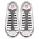 INMAKER No Tie Shoe Laces for Adults and Kids Elastic Shoelaces for Sneakers Rubber Silicone Tieless Laces