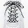 Juipniss Fashion Sneaker Shoe Laces Colors Checkered Grid Flat Printing Shoelaces 40 colored