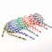 Juipniss Fashion Sneaker Shoe Laces Colors Checkered Grid Flat Printing Shoelaces 40 colored
