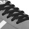 KURISET Flat Shoelaces Sneaker Shoe Lace 2 Pair Flat Shoe String For Canvas Sneaker Athletic Tennis Shoelace Replacements 40 inches 102 cm Black