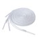 KURISET Flat Shoelaces Sneaker Shoe Lace 2 Pair Flat Shoe String For Canvas Sneaker Athletic Tennis Shoelace Replacements 45 inches 114 cm White