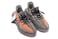 KURISET Round Athletic Shoelaces 2 Pair For Nonslip Outdoor Mountaineering Hiking Walking Boot Round Thick Shoelace String Rope Shoe Laces 27 inches 69 cm Black