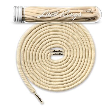 Lace Kings Round Shoelaces Tan 45in