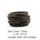 Decker Leather Boot Lace 141 Inches long Shoelaces Cut to Fit all Size Leather shoelace Cord String for Welders Coffee