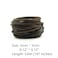 Decker Leather Boot Lace 141 Inches long Shoelaces Cut to Fit all Size Leather shoelace Cord String for Welders Coffee