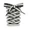 Lilybekind 35 Wide Thick fat shoe laces for sneakers boots flat replacement shoelaces shoe strings Green white 120cm