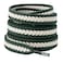Lilybekind 35 Wide Thick fat shoe laces for sneakers boots flat replacement shoelaces shoe strings Green white 120cm