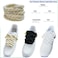 Lopau Thick Rope Shoe Laces for Air Force 1 Sneakers Chunky Fat Rope Laces for DunksAF1Air Jordan Shoes Replacement Jumbo Shoelaces Strings for DIY Custom AccessoriesWhite