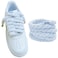 Lopau Thick Rope Shoe Laces for Air Force 1 Sneakers Chunky Fat Rope Laces for DunksAF1Air Jordan Shoes Replacement Jumbo Shoelaces Strings for DIY Custom AccessoriesWhite
