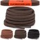 Miscly Flat Cotton Shoelaces for Dress Oxfords Chukka Desert Boots 1 Pair 316 Thin Dark Brown 27 69 CM