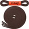 Miscly Flat Cotton Shoelaces for Dress Oxfords Chukka Desert Boots 1 Pair 316 Thin Dark Brown 27 69 CM