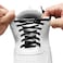 MOCATH 2 Pairs Elastic Shoe Laces for Adults Kids No Tie Shoelaces for Sneakers Stretch Tieless Flat Shoes Strings Black 39Inch