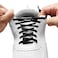 MOCATH 2 Pairs Elastic Shoe Laces for Adults Kids No Tie Shoelaces for Sneakers Stretch Tieless Flat Shoes Strings Black 39Inch