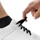 MOCATH 2 Pairs Elastic Shoe Laces for Adults Kids No Tie Shoelaces for Sneakers Stretch Tieless Flat Shoes Strings Black 39Inch
