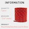 NDTEZUGT 7325mm Round ShoeLaces for Boots Heavy Duty Rope Shoe Laces Strings Replacement for Columbia Hiking Work BootsRedWhite 54140cm