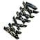 nikwesm Magnetic No Tie Elastic Shoe Laces for Kids Adults No screw One Size Fits All Black gold