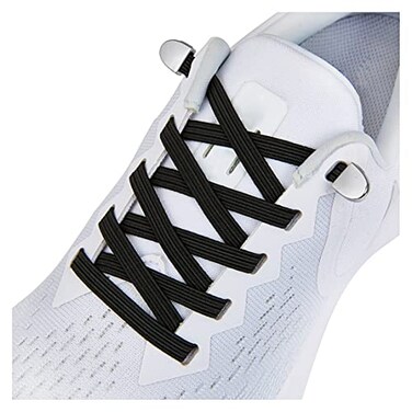 anan520 No Tie Shoe laces with Elastic LacesElastic Shoelaces for Adults and Kids Black