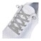 anan520 No Tie Shoe laces with Elastic LacesElastic Shoelaces for Adults and Kids Silver