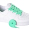Olukssck 1 Pair Flat Shoe Laces for Sneakers 25 Wide Athletic Shoelaces Mint Green 63 inch160cm